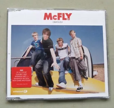 Obviously - McFly  Signed CD (CD2 Of A 2 CD Set) Poster And Postcard Included • £40