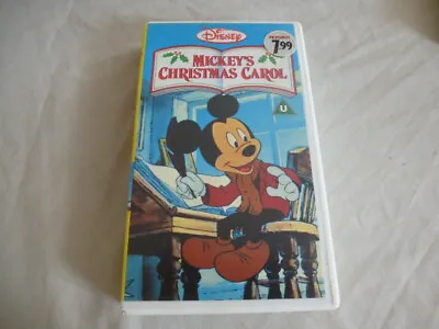 VHS Walt Disney Mickey's Christmas Carol Video Tape Used  • £4