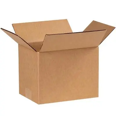 8x6x6  Corrugated Boxes For Shipping Packing Moving Supplies 25 Total • $22.99