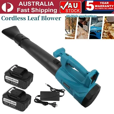 18V Cordless Garden Leaf Dust Blower Handheld For Makita With 2Battery & Charger • $75.99