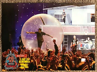 A DAY TO REMEMBER - 2014 Full Page UK Magazine Poster • $4.99