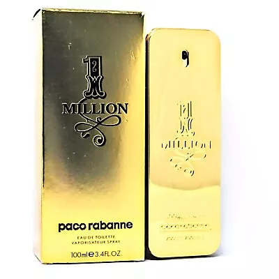 Paco Rabanne 1 Million 3.4 Oz Men's EDT Luxurious Cologne New In Box • $49.99