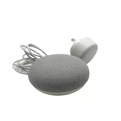 Google Home Nest Mini 1st Gen Speaker Model H2C Light Gray W/ Power Cable • $39.99