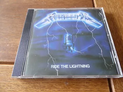 METALLICA Ride The Lightning CD 1984 Vertigo Phonogram 1989 • £2