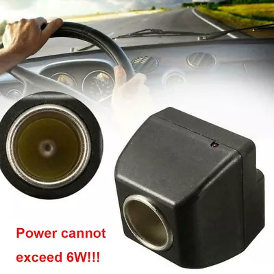 Cigarette Lighter Socket 240V Mains Plug To 12V Car Charger Power Adapter UK • £3.99