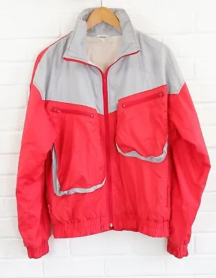£9.99 • Buy Vintage 80s 90s Ski Bomber Windbreaker Style Track Top Jacket M-L Etirel