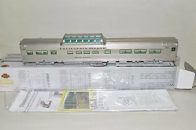HO Scale BLI California Zephyr 85' Streamlined Passenger Car Train SILVER SADDLE • $120