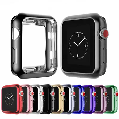 $8.99 • Buy TPU Bumper IWatch Protector Case Cover Apple Watch Series SE 6 5 4 3 2 38 40 44 