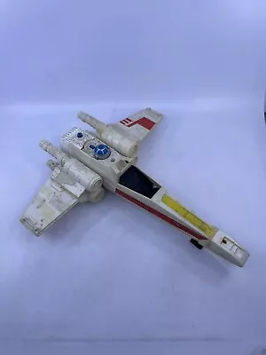 Vintage Star Wars X-wing Fighter 1978 Battle Damage Spaceship - Works! • $35