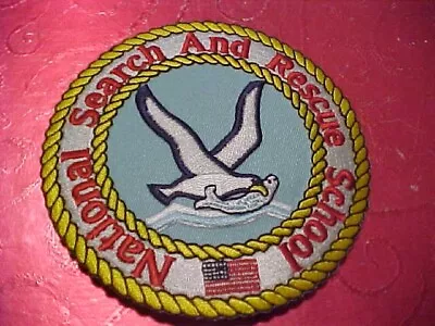 U.s. Coast Guard National Search & Rescue School Patch Unused 4 Inch • $6.95