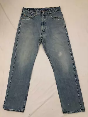 Vintage Levi's 505 Jeans Regular Fit Straight Leg Size W33 L30 • £8.90