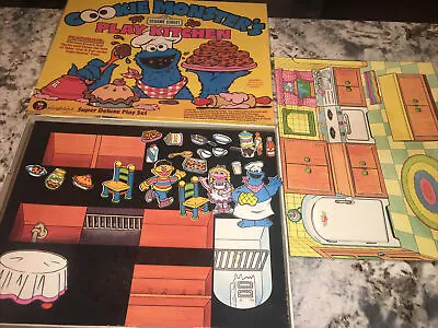 Sesame Street Cookie Monster's Play Kitchen Super Deluxe Playset Colorforms   • $21.20