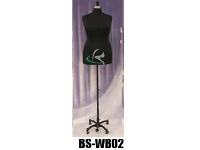 Female Plus Size 18-20 Mannequin Manequin Manikin Dress Form #F18/20BK+BS-WB02T • $145