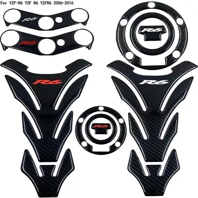 3D Tank Pad Protector Stickers Case For Yamaha YZF600 YZF-R6 R6S Tankpad Decals • $8.99