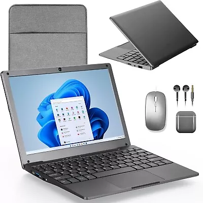 10'' Mini Laptop Windows 11 Notebook 8GB+128GB Intel Celeron Quad-Core With WiFi • $199.99