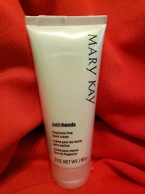 Mary Kay Satin Hands FRAGRANCE FREE HAND CREAM 3 Oz New In Tube • $11.99