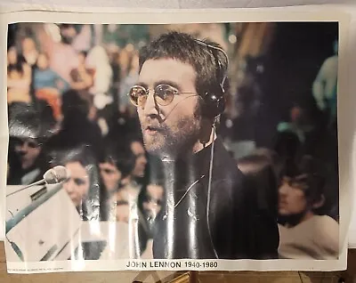 Vintage 1940-1980 JOHN LENNON ICS Enterprises Poster  33x24 Beatles Original • $19.99