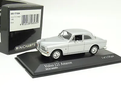 1966 Volvo 121 Amazon Silver Minichamps 1/43 • $47.95