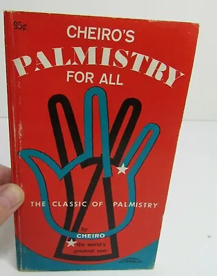 Vintage 1969 4th Prnt Cheiro's Palmistry For All 60 Illust STUDY HAND ARC Books  • $18