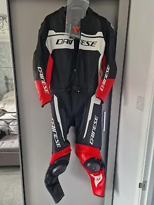 Dainese Mistel 2pc Leather Motorcycle Suit Brand New Size 58 XL • $859.01