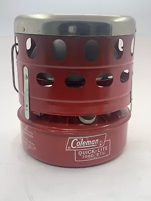 VINTAGE - Coleman Quick Lite Catalytic Heater 518 518C Camping 3000 BTU • $47.01