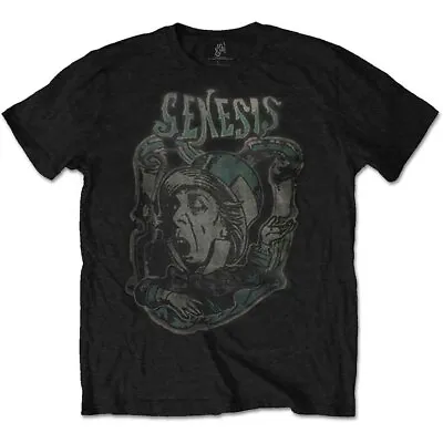 Official Genesis Mad Hatter 2 Mens Black T Shirt Genesis Tee • £14.50