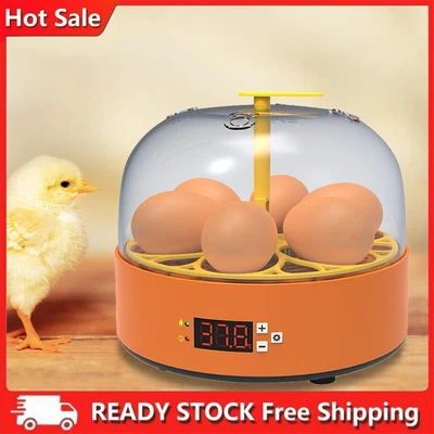 £27.59 • Buy 6 Egg Incubator Mini Eggs Incubation Brooder 15W Adjustable Temperature Control