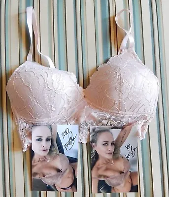 Michelle Baena Playboy Sexy Bra / With 2 Signed Photos • $30