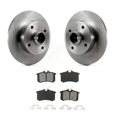 [Rear] Disc Brake Rotor & Semi-Metallic Pad Kit For Volkswagen Jetta Golf Passat • $68.26