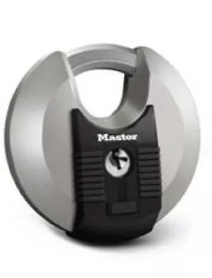 Master Lock: Master Lock Excell Discus Round Padlock 70mm [M40] Silver M40X • £25.20