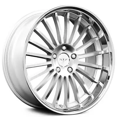 (4) 20  Staggered XIX Wheels X59 Silver Brushed And SS Lip Rims (B6) • $1700