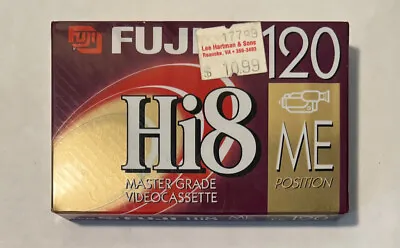 Fuji Film E6-120 Hi8 MP Video Cassette NEW Sealed ME Position New Sealed • $8.20