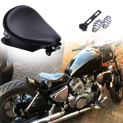 Bobber Chopper Motorcycle Leather Solo Seat For Kawasaki Vulcan400 750 800 900 • $66.49