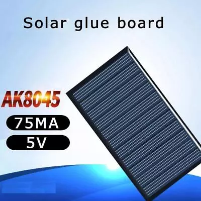 £2.39 • Buy 0.5/1/3/5/6V Monocrystalline Solar Panel Module For Motor Toys Lawn Lamp