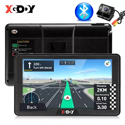 XGODY 7'' GPS Navigation For Truck Free Australia Map+ Reversing Rearview Camera • $109.99