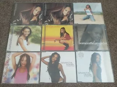 Samantha Mumba CD's X9 Collection Job Lot Singles Albums Rare • £24