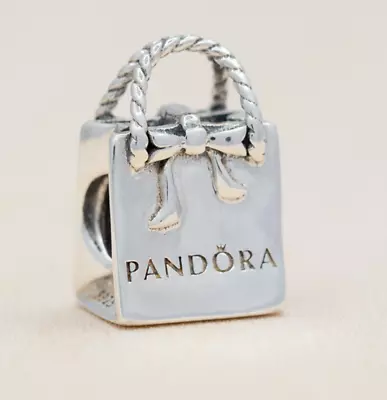 New Authentic Pandora Shopping Bag Sterling Silver Charm #791184 • $31.99
