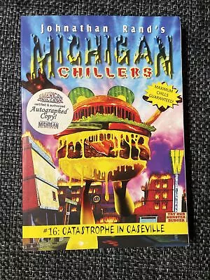 By Johnathan Rand Catastrophe In Caseville (Michigan Chillers) Pap SIGNED • $6.50