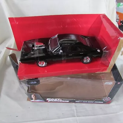 Jada 1:24 Fast & Furious 9 Dom's 1970 Dodge Charger  Black 31942 Diecast Car I • $9.95