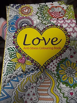 Love Anti Stress Colouring Books For Adults • $4