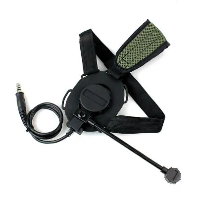 Z Tactical Earpiece Headset Airsoft Mic Radio Boom HD-03 For Bowman Elite II • £19.54