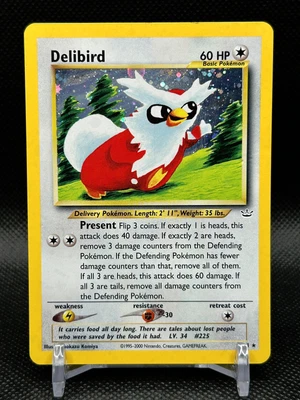 $19.99 • Buy Pokemon Card - Delibird - Neo Revelation 5/64 Holo Rare