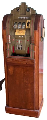 $3800 • Buy Mills Page Boy Art Deco Bell Casino Slot Machine Vtg Antique Gaming Gambling
