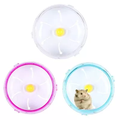 Wheels Jogging Wheel Gerbil Cage Hamster Running Wheel Guinea Pig Golden Bear • £6.56