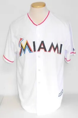 NWT MLB Majestic  Miami Marlins Jose Fernandez #16 Jersey S M L XL 2XL 3XL 4XL • $38.99