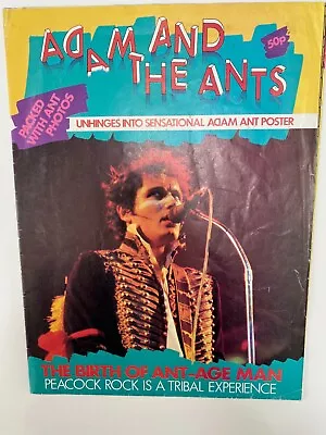 Adam And The Ants - Collectable Vintage Magazine/Poster 1980's  • £20