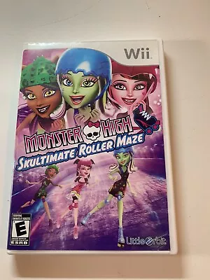 Monster High: Skultimate Roller Maze Nintendo Wii W/Manual NOT TESTED • $6.06