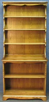 £550 • Buy Ercol Elm Coniston Bookcase Or Shelf Unit In Golden Dawn