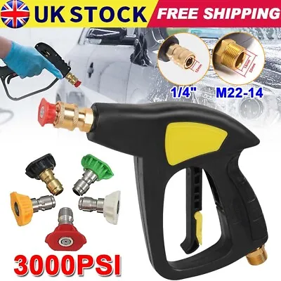 Pressure Washer Gun Snow Foam Lance Car Wash Jet Turbo Nozzle For Karcher K2- K7 • £12