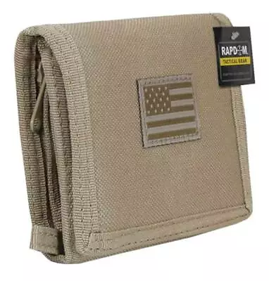 Rapid Dominance Tactical Tri-Fold Wallet USA Flag Military Color Choice T105 • $20.70